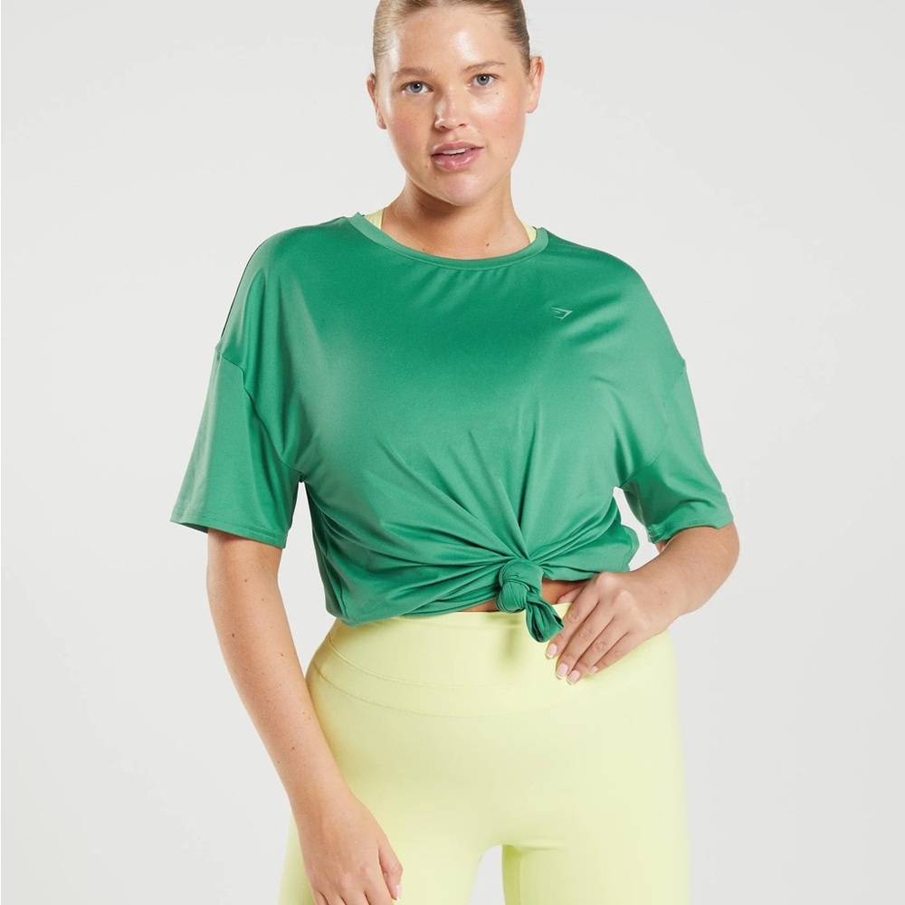 Gymshark Whitney Oversized T-Shirt - Palm Green XSmall